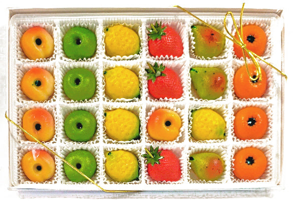 24 Pc Marzipan Fruit Box