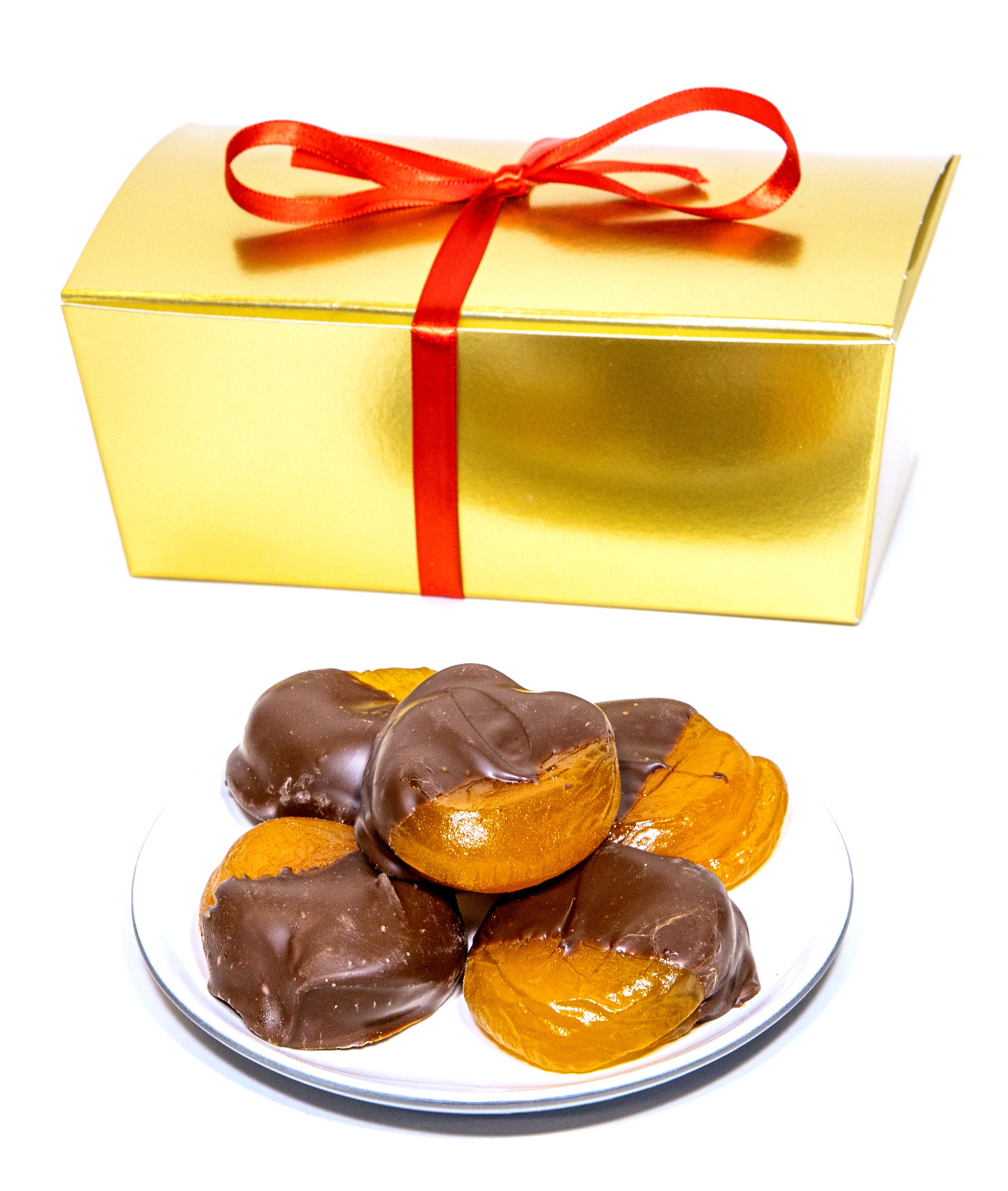 Dark Chocolate Glace Apricots