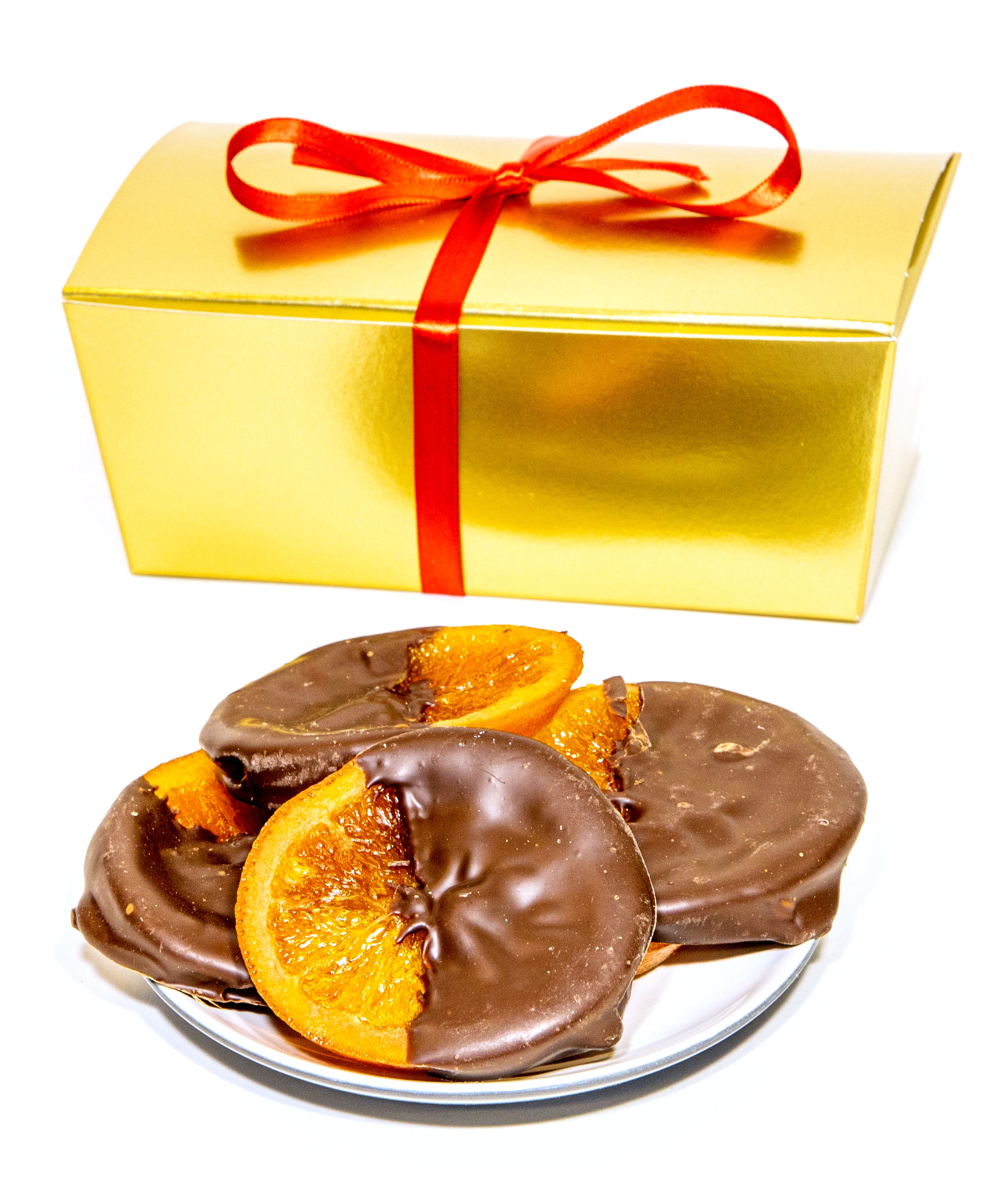 Dark Chocolate Glace Orange Slices