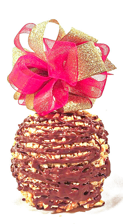 Dark Chocolate Peanut Caramel Apple