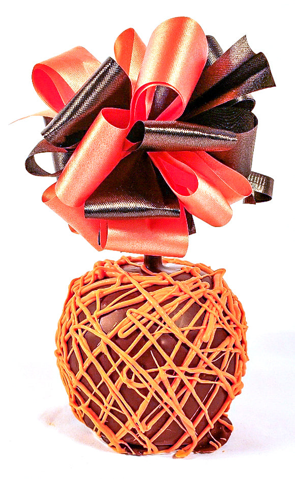 Halloween Caramel Apple - BOO!