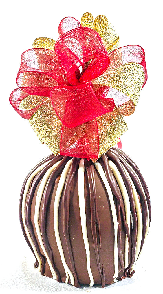 Triple Stripe Caramel Apple